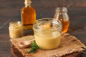 Creamy vegan mayonnaise with olive oil